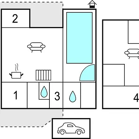 Casa de Férias Awesome In With Sauna *