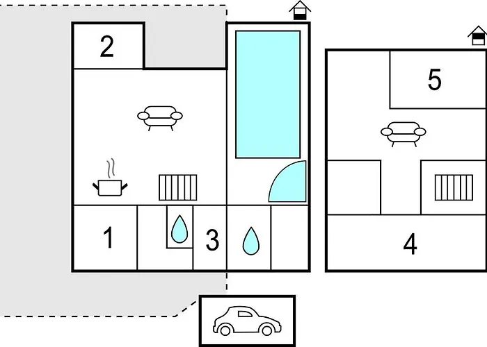 Сasa de vacaciones Awesome In With Sauna *